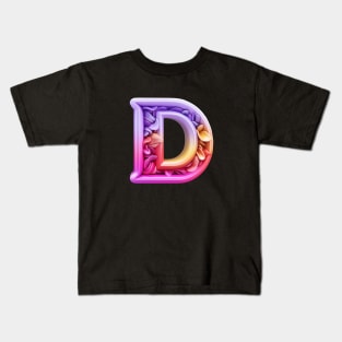 Letter D Kids T-Shirt